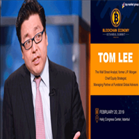 The Famous Wall Street Analyst Tom LEE  at the Blockchain Economy Istanbul Summit