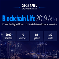 On April 23-24 in Singapore, the global forum Blockchain Life 2019 welcomes 5000+ attendees and top companies at its 3d edition