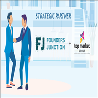 World’s Leading blockchain, AI and Digital Assets promoter-The Top Market Group,Strike Strategic Partnership Deal With Founders Junction