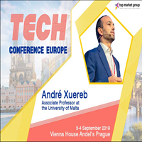 Learn more about Quantum Technology and Quantum Mechanics with Dr. André Xuereb at TCE2019 Prague