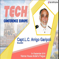 Capt.L.C. Arrigo GARIPOLI, Founder at BlueQbit to speak at PICANTE TECH Conference Europe 2019 (TCE2019)