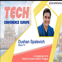 DushanSpalevich (Founder & CEO at iBlock TV) will moderate the Blockchain-related panel discussion at TECH Conference Europe 2019 Prague