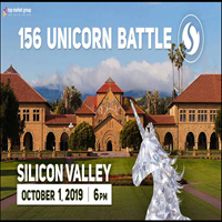 Startup.Network is happy to announce, the 156 Unicorn Battle will be held in Silicon  Valley on October 1st