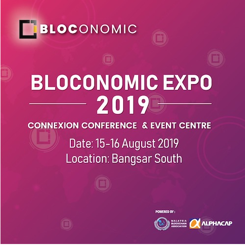 Blockchain key players to gather in Bloconomic Expo 2019