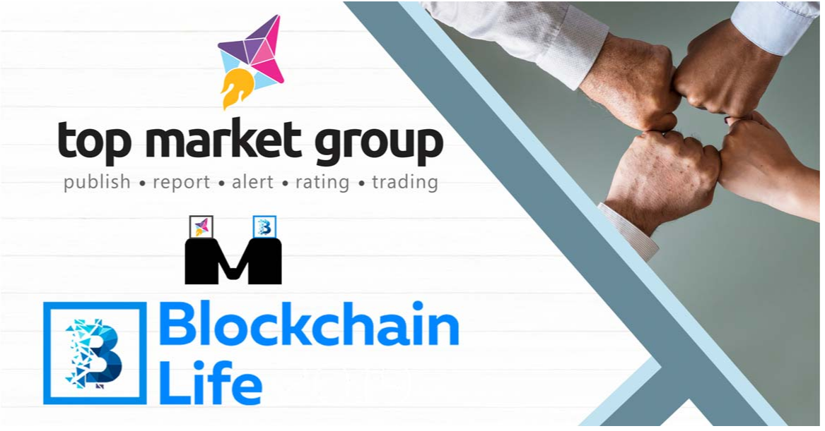 World’s Leading blockchain, AI and Digital Assets promoter-The Top Market Group , Strike Strategic Media Partnership Deal With Blockchain Life 2019