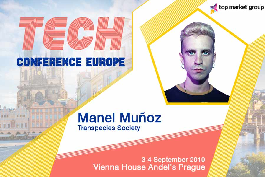 Cyborgs and Transpecies – Fireside Chat with Catalan cyborg artist, Manel Muñoz at TCE2019 Prague
