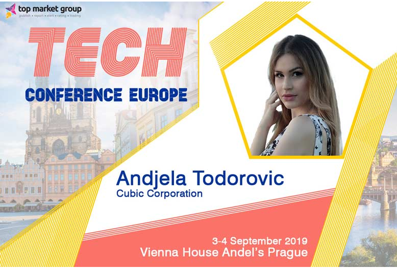 AndjelaTodorovic (Cubic Corporation) to join The Use of Artificial Intelligence by Startups and SMEs panel discussion at TCE2019 Prague