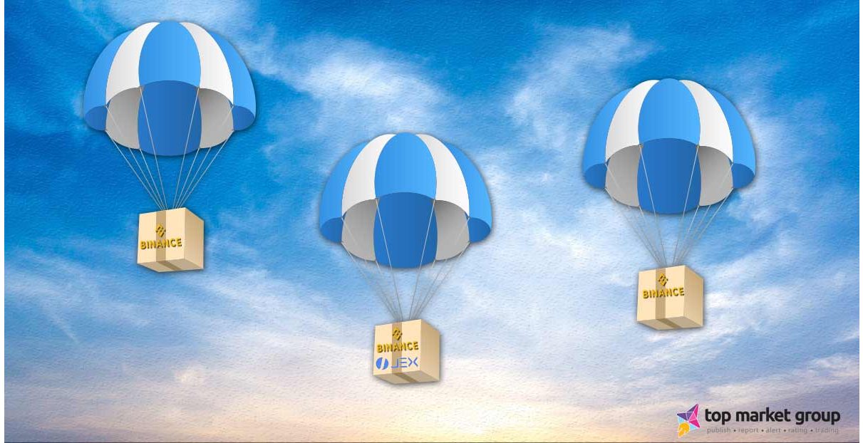 Following JEX Acquisition, Binance Crypto Giant Launches Token Airdrop 