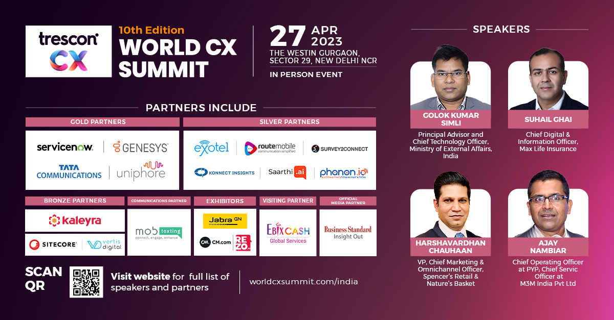 World CX Summit - India to Showcase the Impact of Customer Centricity on Business Growth